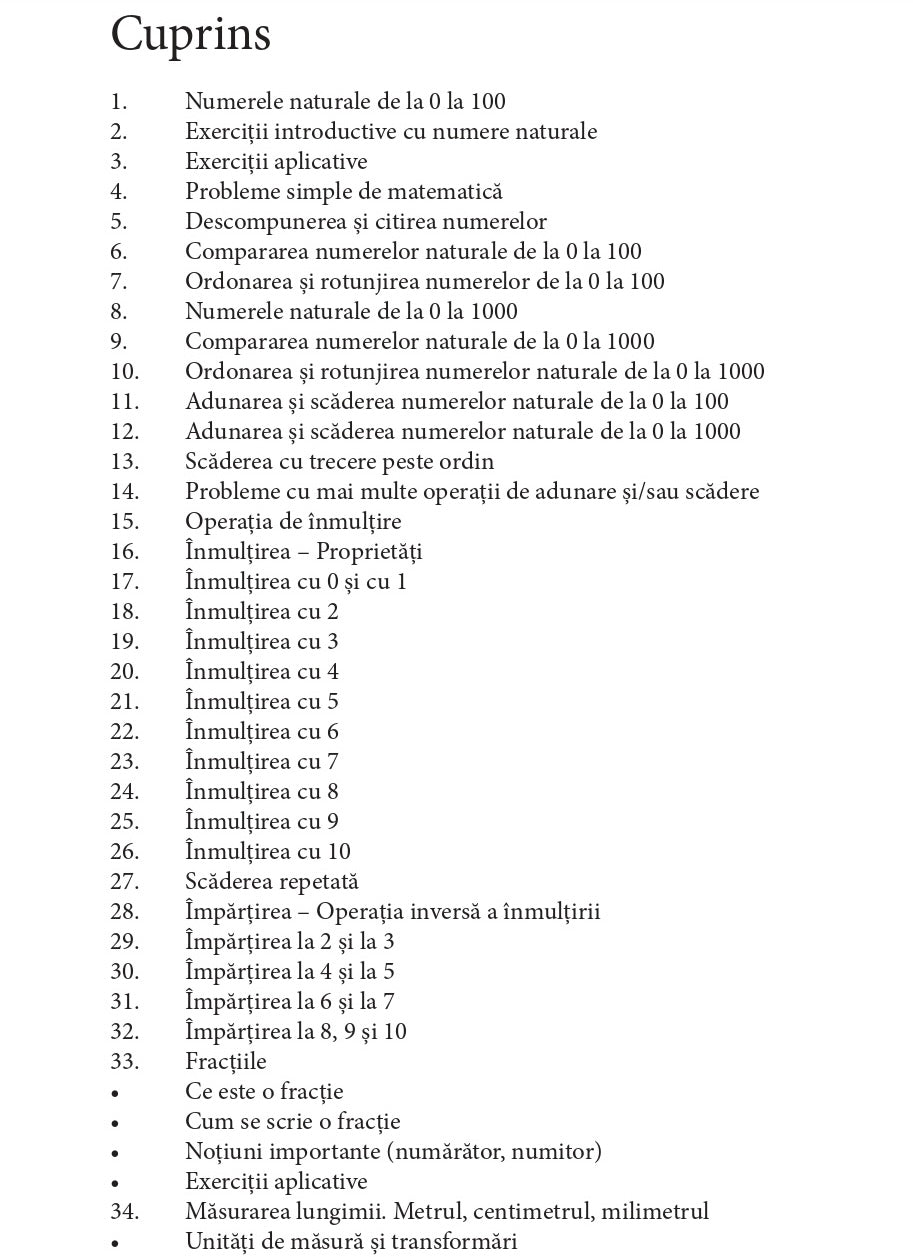 Clasa a II-a - Matematică pe înțelesul copiilor