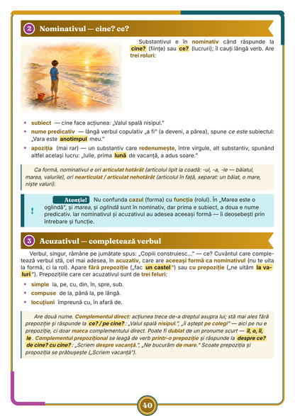 Caiet de vacanță – Limba și literatura română, clasa a 6-a