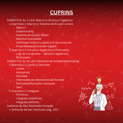 Matematică  | Carte Bacalaureat