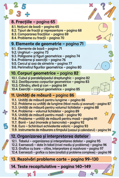 Clasa a III-a - Matematică pe înțelesul copiilor