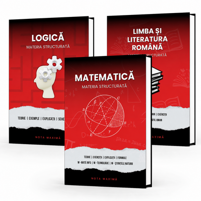 Pachet Bacalaureat | Logică + Matematică + Română