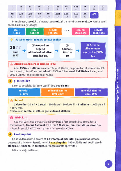Pagina 7 — cum afli secolul unui an