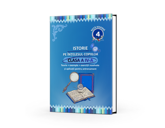 Istorie — ghid complet pentru clasa a IV-a, coperta cărții