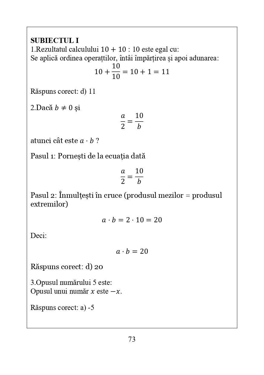 Pachet Evaluarea Națională: 65 de Teste de Antrenament | Română + Matematică