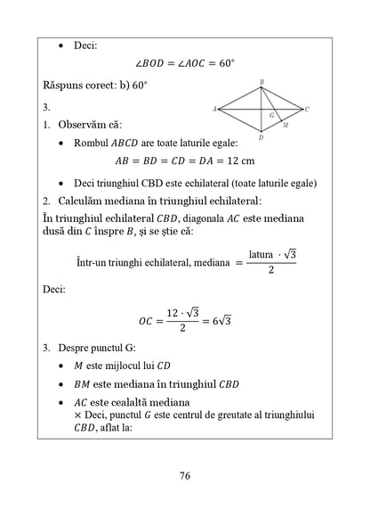 30 Teste de Antrenament pentru Evaluarea Națională la Matematică