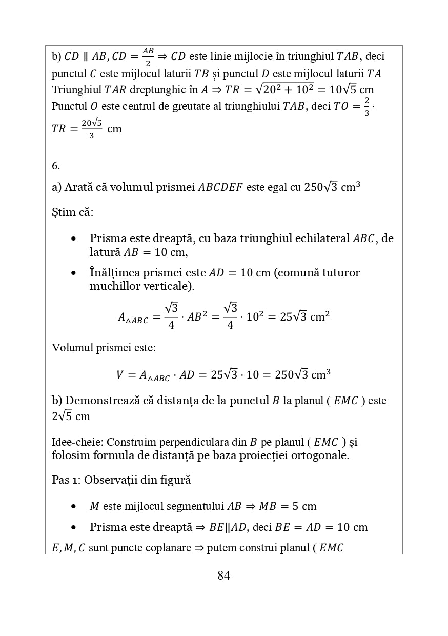 30 Teste de Antrenament pentru Evaluarea Națională la Matematică