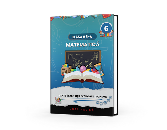 Toată materia structurată la Matematică pentru clasa a VI-a.