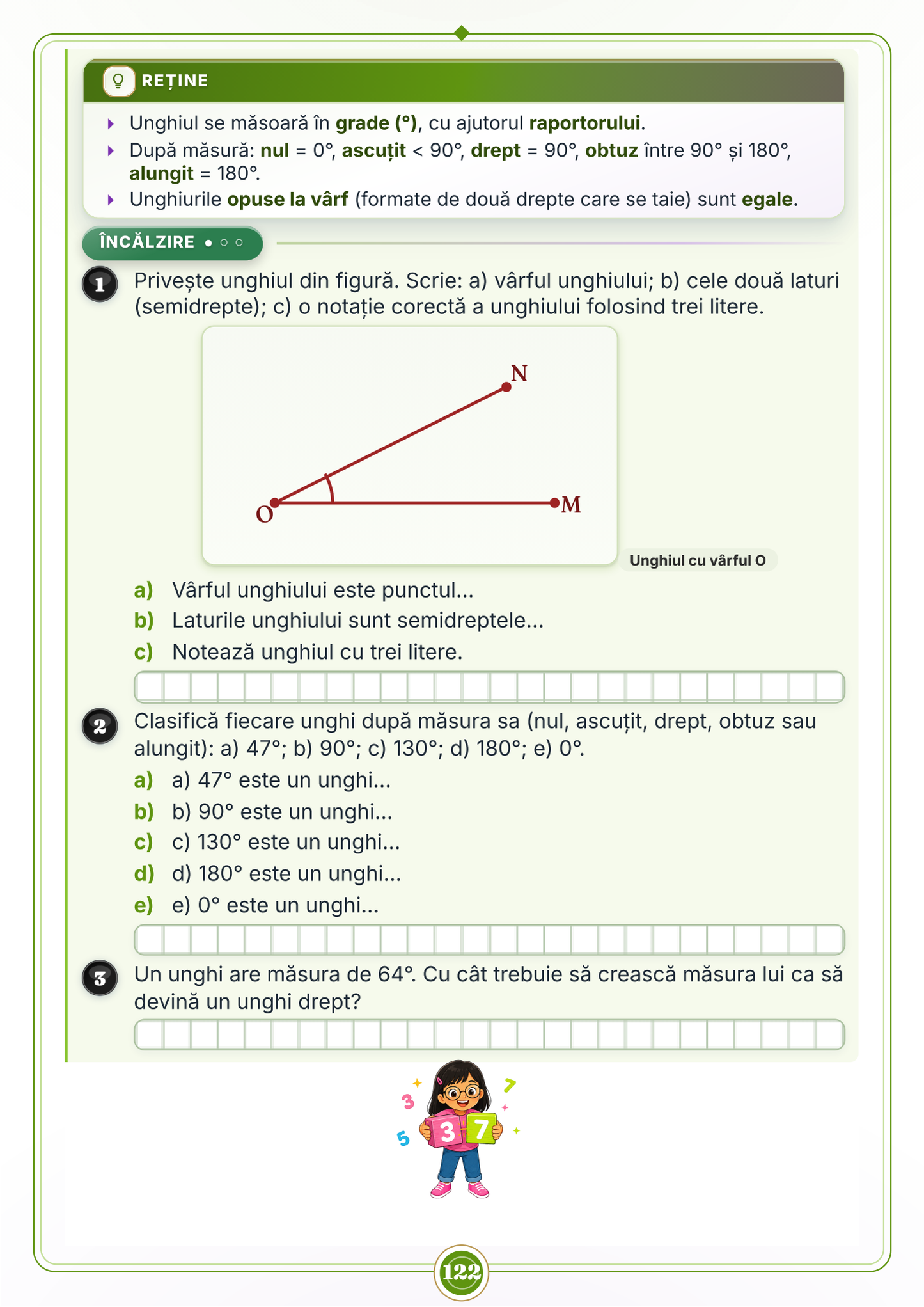 Caiet de vacanță – Matematică, clasa a 5-a