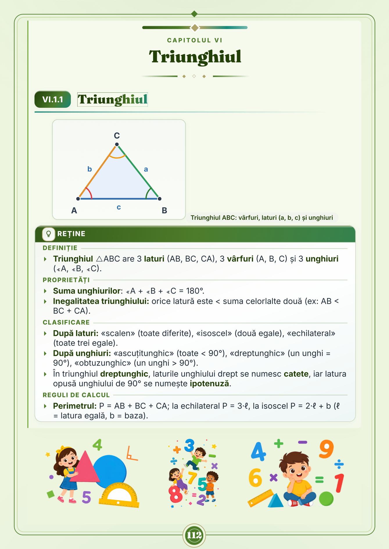 Caiet de vacanță – Matematică, clasa a 6-a