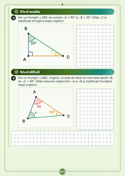 Caiet de vacanță – Matematică, clasa a 6-a