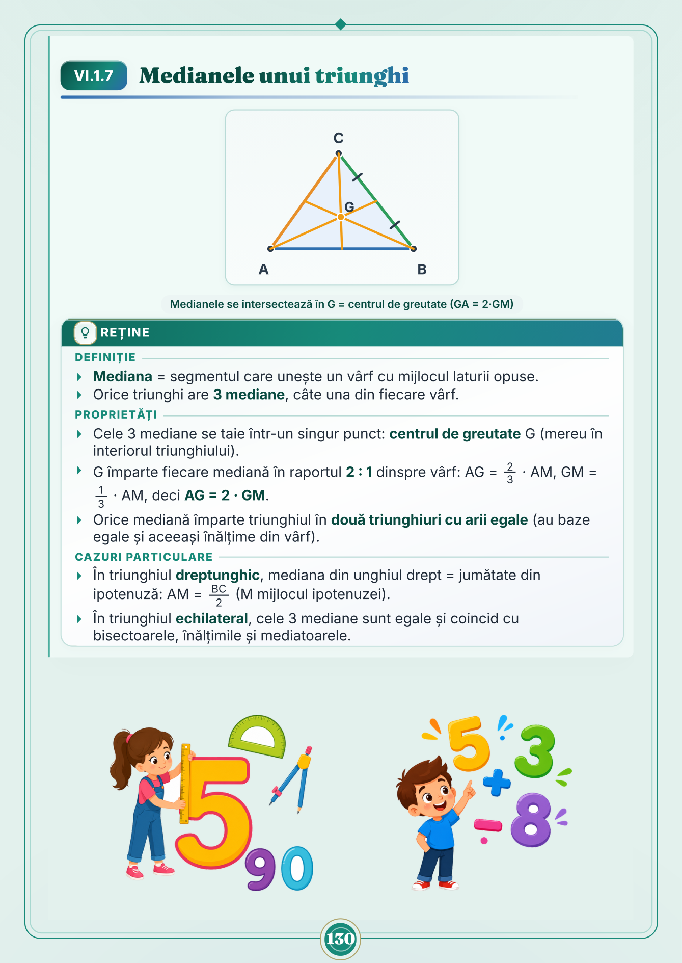 Caiet de vacanță – Matematică, clasa a 6-a