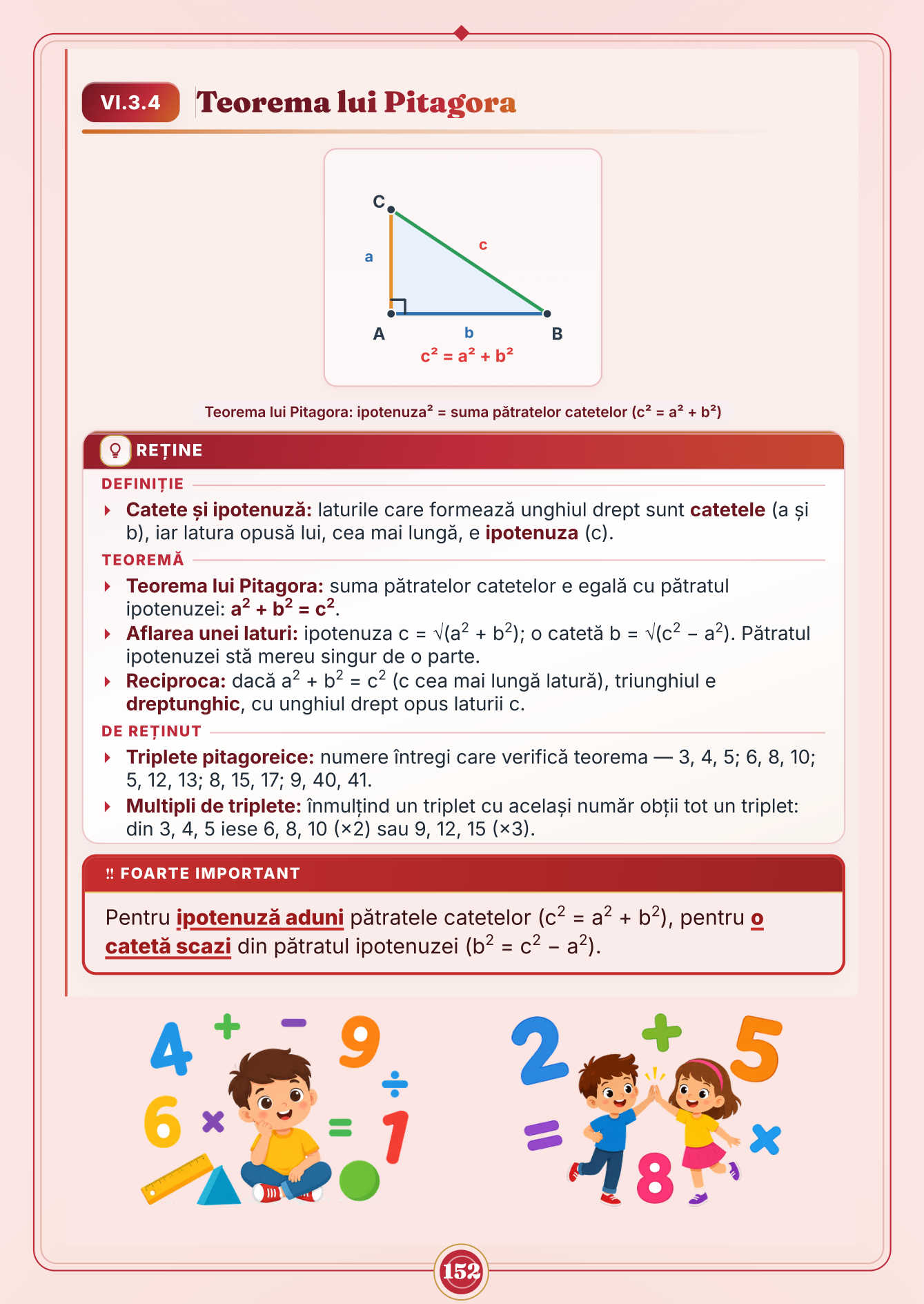 Caiet de vacanță – Matematică, clasa a 6-a
