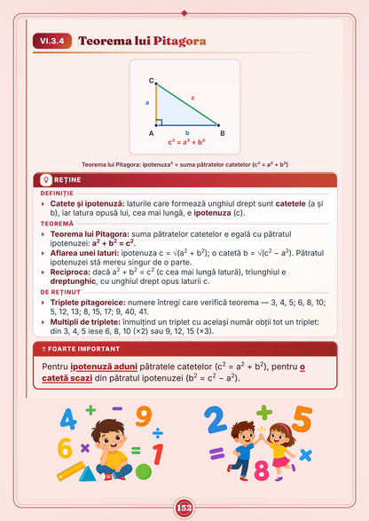 Caiet de vacanță – Matematică, clasa a 6-a
