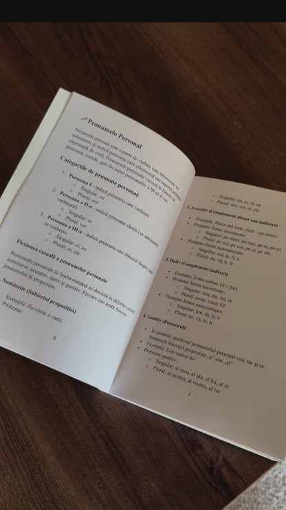 Toată materia structurată la Română pentru clasa a VI-a