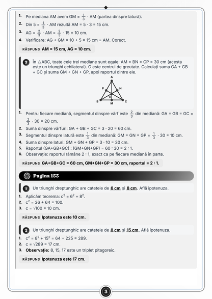 Caiet de vacanță – Matematică, clasa a 6-a