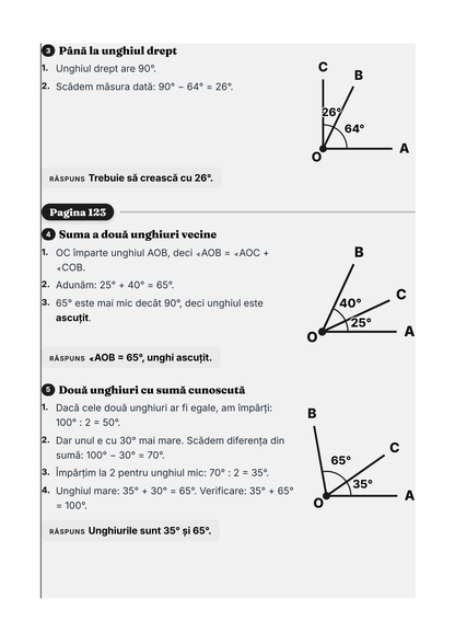Caiet de vacanță – Matematică, clasa a 5-a