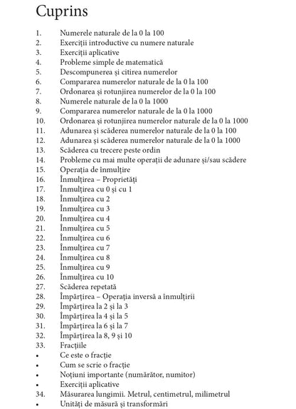 Clasa a II-a - Matematică pe înțelesul copiilor
